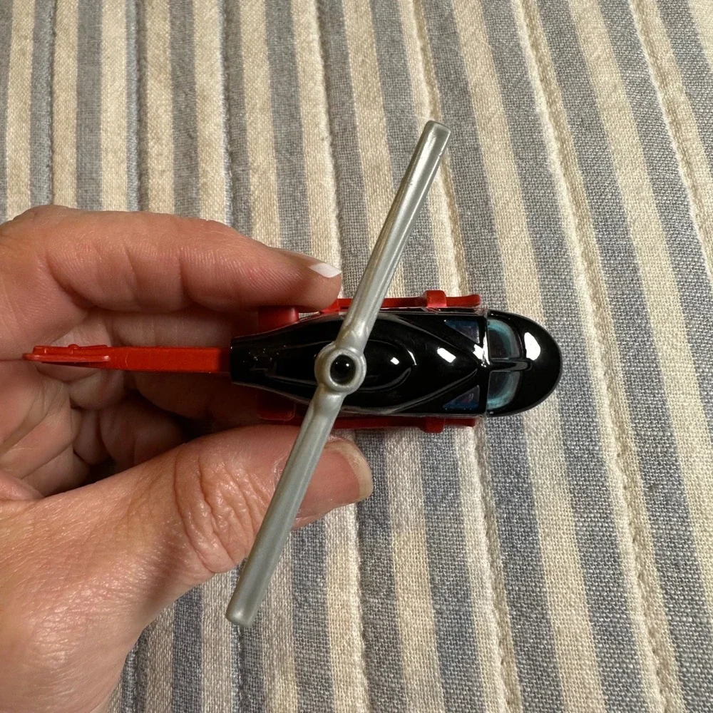 Hot Wheels Propper‎ Chopper Police Helicopter Black Red 2015 Mattel J48 Diecast